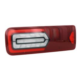 Rear lamp LED GLOWING Left 24V, additional conns, BLACK EDITION